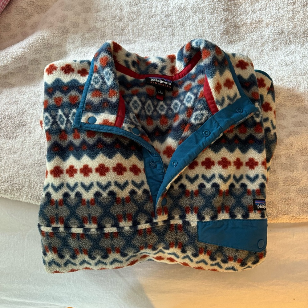 *Rare* Patagonia Synchilla Multicolor Fleece Pullover